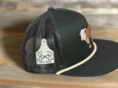 Premium Embroidered Trucker Hat – Hereford Bull